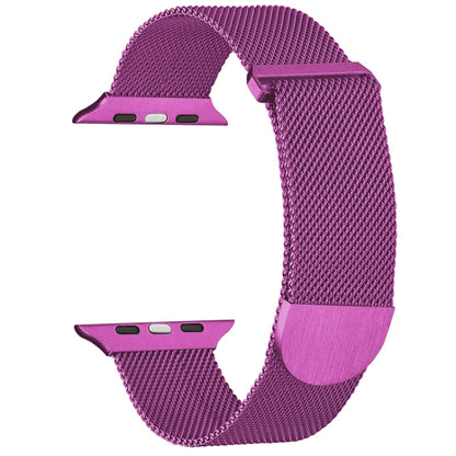 For Apple Watch Ultra 49mm Milanese Metal Magnetic Watch Band(Purple) - Watch Bands by PMC Jewellery | Online Shopping South Africa | PMC Jewellery