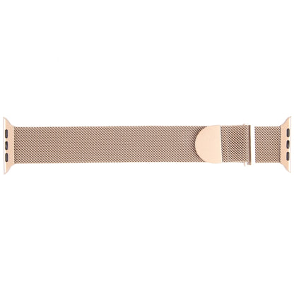 For Apple Watch SE 2022 40mm Milanese Metal Magnetic Watch Band(Retro Gold) - Watch Bands by PMC Jewellery | Online Shopping South Africa | PMC Jewellery