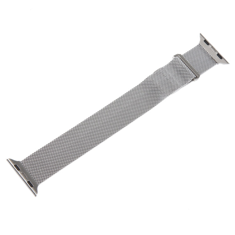 For Apple Watch 38mm Milanese Metal Magnetic Watch Band(Silver) - Watch Bands by PMC Jewellery | Online Shopping South Africa | PMC Jewellery