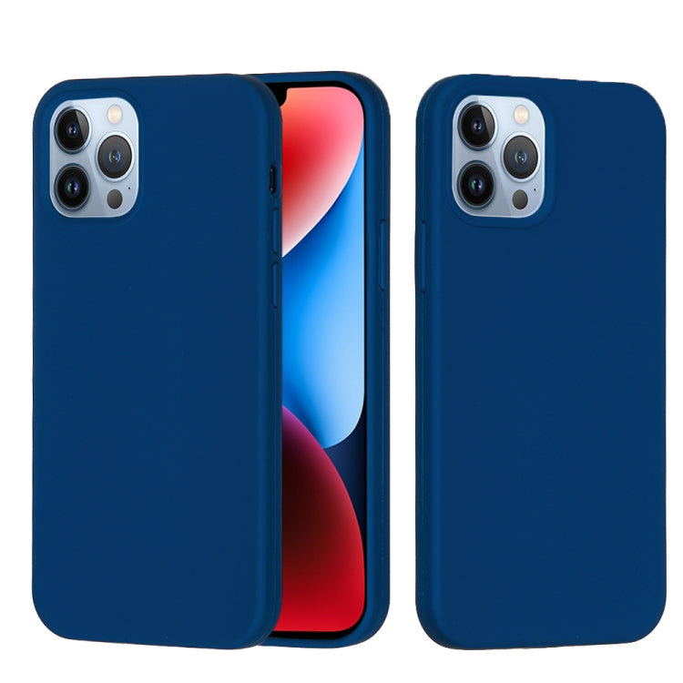 For iPhone 15 Pro Max Solid Color Silicone Phone Case(Cobalt Blue) - iPhone 15 Pro Max Cases by PMC Jewellery | Online Shopping South Africa | PMC Jewellery