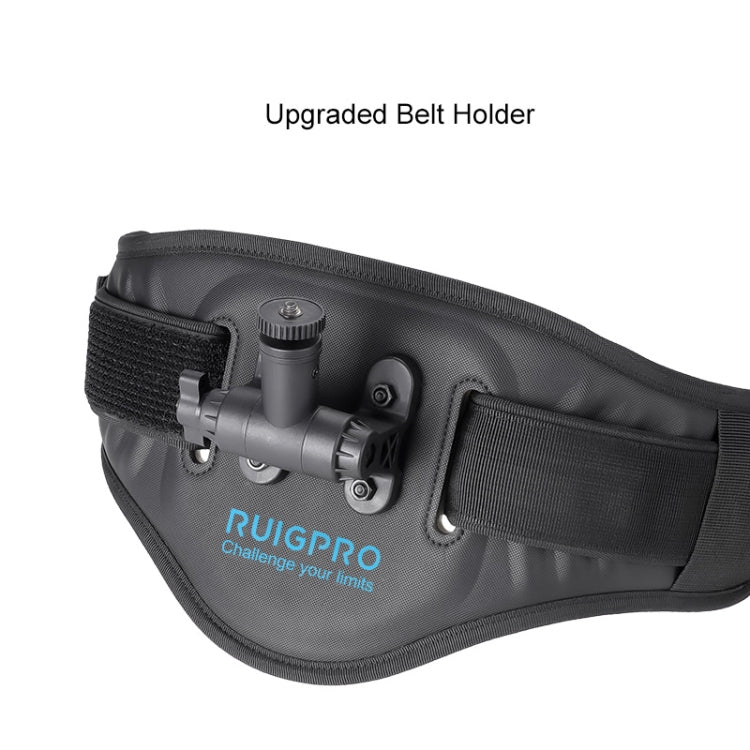RUIGPRO Waist Belt Mount Strap With Adapter & Selfie Stick - Chest Belt by RUIGPRO | Online Shopping South Africa | PMC TechLife