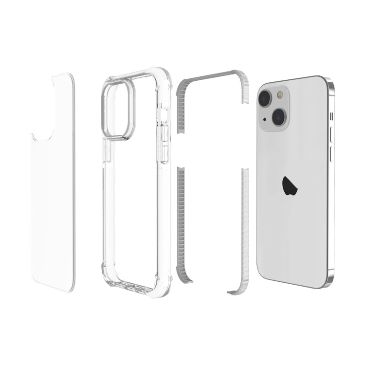 For iPhone 15 Plus Four-corner Shockproof TPU + Acrylic Phone Case(Transparent) - iPhone 15 Plus Cases by PMC Jewellery | Online Shopping South Africa | PMC Jewellery