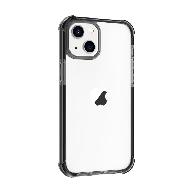 For iPhone 15 Four-corner Shockproof TPU + Acrylic Phone Case(Black) - iPhone 15 Cases by PMC Jewellery | Online Shopping South Africa | PMC Jewellery