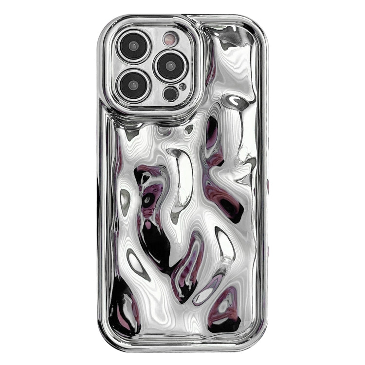 For iPhone 12 Pro Max Electroplating Meteorite Texture TPU Phone Case(Silver) - free shipping - PMC TechLife - Order now!
