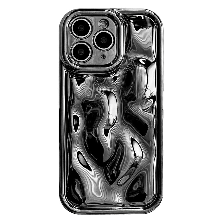 For iPhone 11 Pro Max Electroplating Meteorite Texture TPU Phone Case(Black) - free shipping - PMC TechLife - Order now!