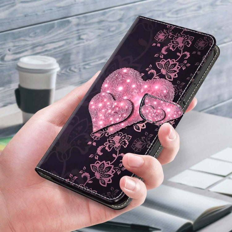 For Xiaomi Redmi Note 8 Crystal 3D Shockproof Protective Leather Phone Case(Lace Love) - free shipping - PMC TechLife - Order now!