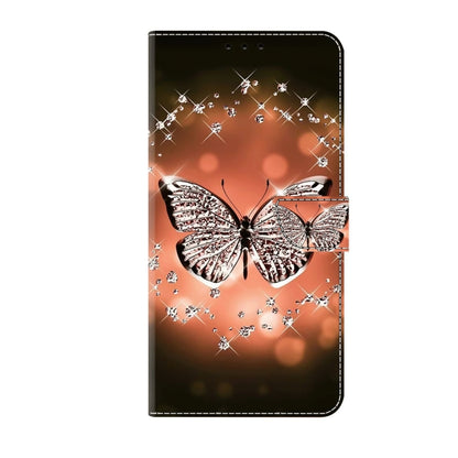 For Xiaomi Redmi Note 10 4G Crystal 3D Shockproof Protective Leather Phone Case(Crystal Butterfly) - Xiaomi Cases by PMC Jewellery | Online Shopping South Africa | PMC Jewellery