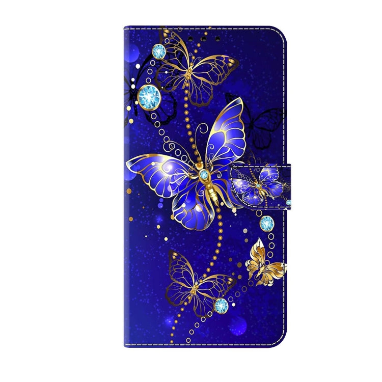 For Xiaomi Redmi Note 10 4G Crystal 3D Shockproof Protective Leather Phone Case(Diamond Butterfly) - Xiaomi Cases by PMC Jewellery | Online Shopping South Africa | PMC Jewellery