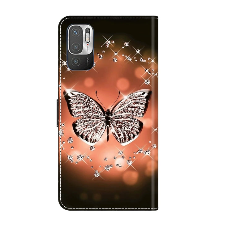 For Xiaomi Redmi Note 10 5G Crystal 3D Shockproof Protective Leather Phone Case(Crystal Butterfly) - free shipping - PMC TechLife - Order now!