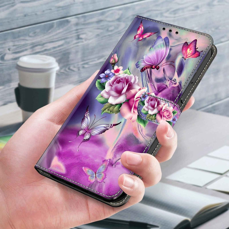 For Xiaomi Redmi Note 12 Pro Global Crystal 3D Shockproof Protective Leather Phone Case(Butterfly) - free shipping - PMC TechLife - Order now!