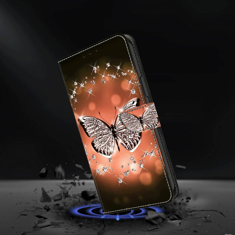 For Xiaomi Redmi Note 12 Pro Global Crystal 3D Shockproof Protective Leather Phone Case(Crystal Butterfly) - Xiaomi Cases by PMC Jewellery | Online Shopping South Africa | PMC Jewellery