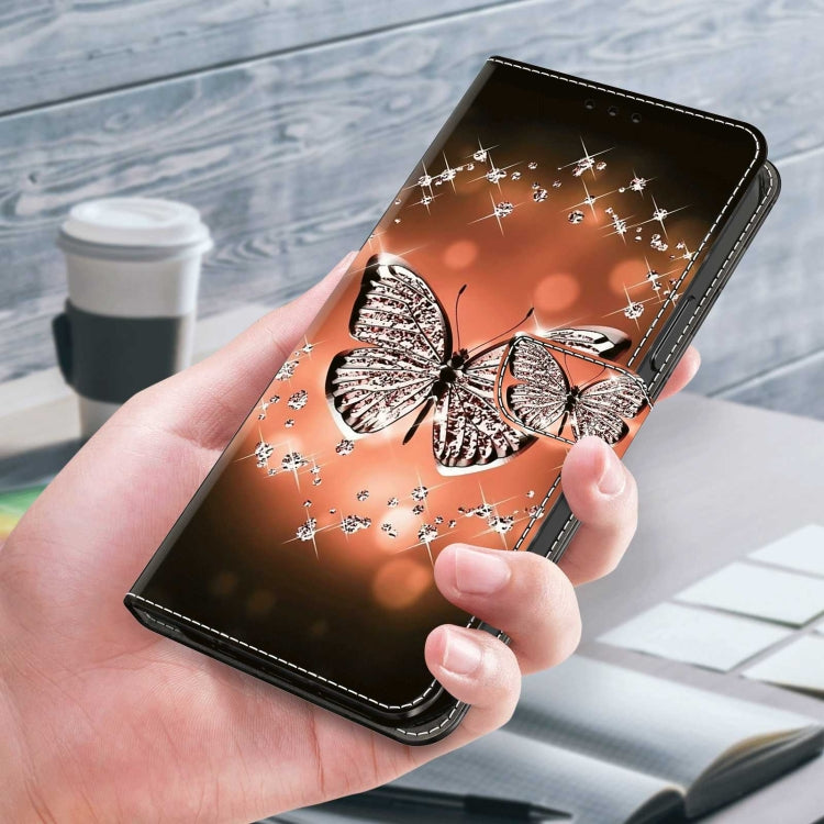 For Xiaomi Redmi Note 12 Pro Global Crystal 3D Shockproof Protective Leather Phone Case(Crystal Butterfly) - free shipping - PMC TechLife - Order now!