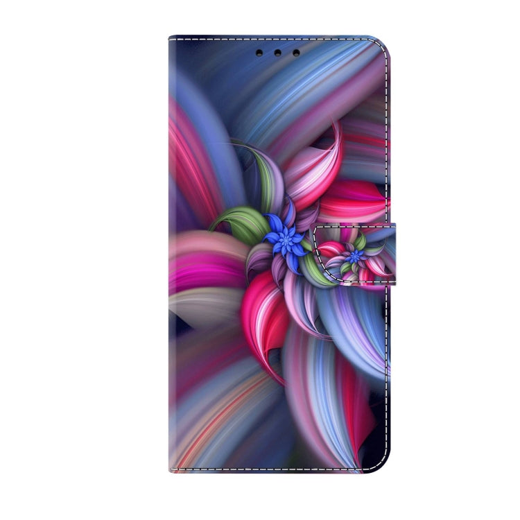 For Xiaomi Redmi Note 12 Pro Global Crystal 3D Shockproof Protective Leather Phone Case(Colorful Flower) - Xiaomi Cases by PMC Jewellery | Online Shopping South Africa | PMC Jewellery