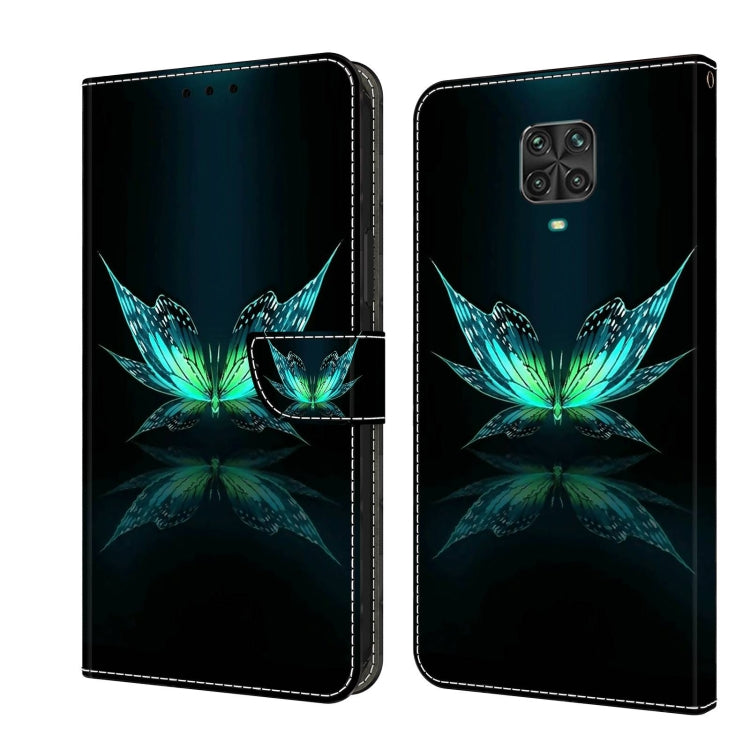 For Xiaomi Redmi Note 9 Pro Crystal 3D Shockproof Protective Leather Phone Case(Reflection Dutterfly) - free shipping - PMC TechLife - Order now!
