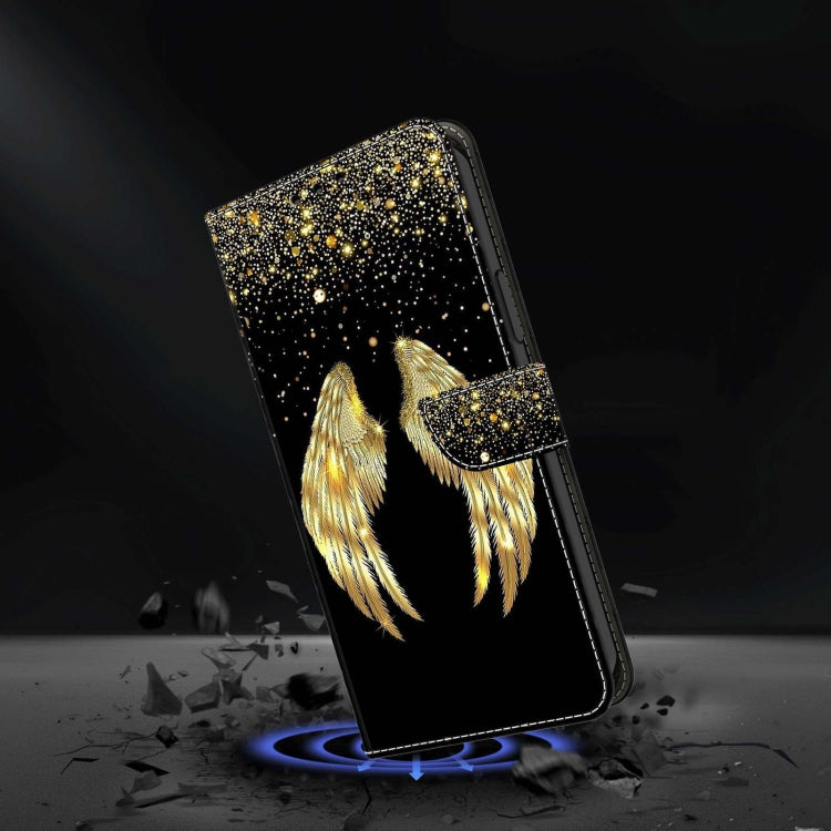 For Xiaomi Redmi Note 9 Pro Crystal 3D Shockproof Protective Leather Phone Case(Golden Wings) - free shipping - PMC TechLife - Order now!