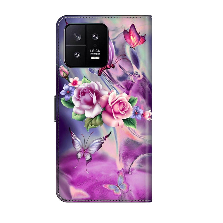 For Xiaomi 13 Crystal 3D Shockproof Protective Leather Phone Case(Butterfly) - free shipping - PMC TechLife - Order now!