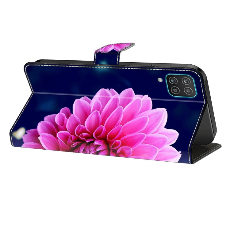 For Samsung Galaxy A50 Crystal 3D Shockproof Protective Leather Phone Case(Pink Petals) - free shipping - PMC TechLife - Order now!