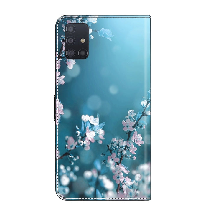 For Samsung Galaxy A51 4G Crystal 3D Shockproof Protective Leather Phone Case(Plum Flower) - free shipping - PMC TechLife - Order now!
