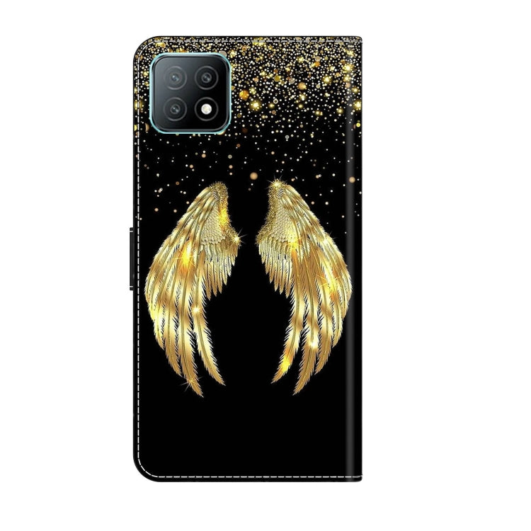 For Samsung Galaxy A53 Crystal 3D Shockproof Protective Leather Phone Case(Golden Wings) - free shipping - PMC TechLife - Order now!