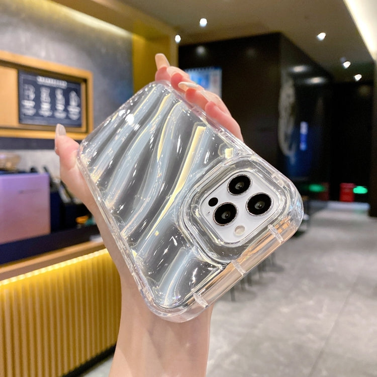 For iPhone 11 Pro Max Laser Sequin Waves TPU Phone Case(Transparent) - free shipping - PMC TechLife - Order now!