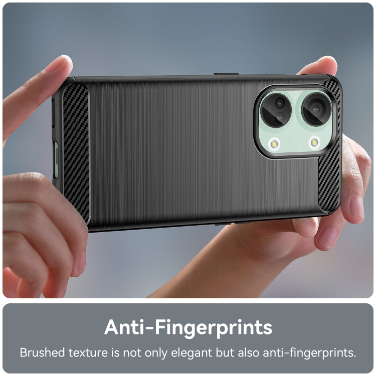 For OnePlus Nord 3 Brushed Texture Carbon Fiber TPU Phone Case(Black) - free shipping - PMC TechLife - Order now!