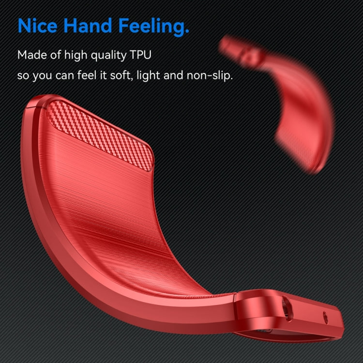 For Honor 90 Lite Brushed Texture Carbon Fiber TPU Phone Case(Red) - free shipping - PMC TechLife - Order now!