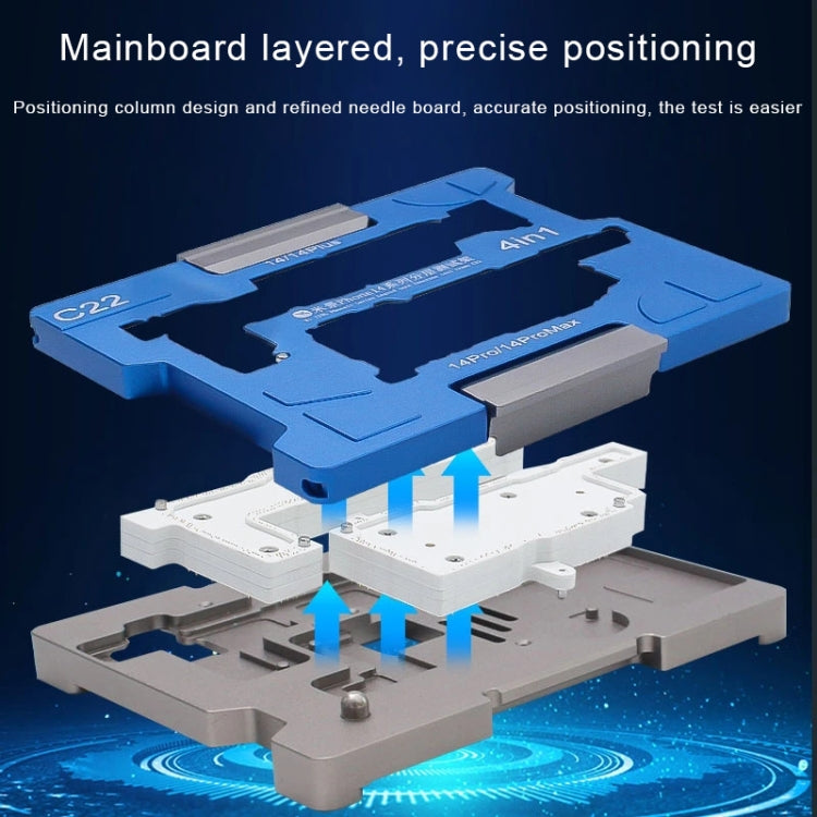 MiJing C22 Motherboard Middle Layer Testing Fixture for iPhone 14 / 14Plus / 14Pro / 14Pro Max - Repair Fixture by MIJING | Online Shopping South Africa | PMC Jewellery | Buy Now Pay Later Mobicred