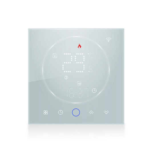 BHT-008GBL 95-240V AC 16A Smart Home Electric Heating LED Thermostat Without WiFi(White) - Thermostat & Thermometer by PMC Jewellery | Online Shopping South Africa | PMC Jewellery