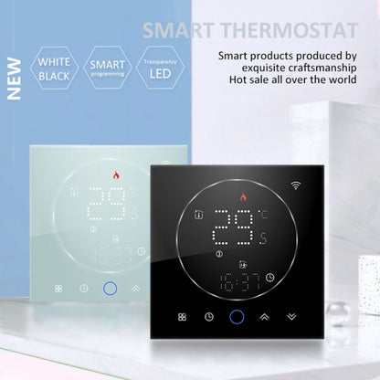 BHT-008GAL 95-240V AC 5A Smart Home Water Heating LED Thermostat Without WiFi(White) - Thermostat & Thermometer by PMC Jewellery | Online Shopping South Africa | PMC Jewellery