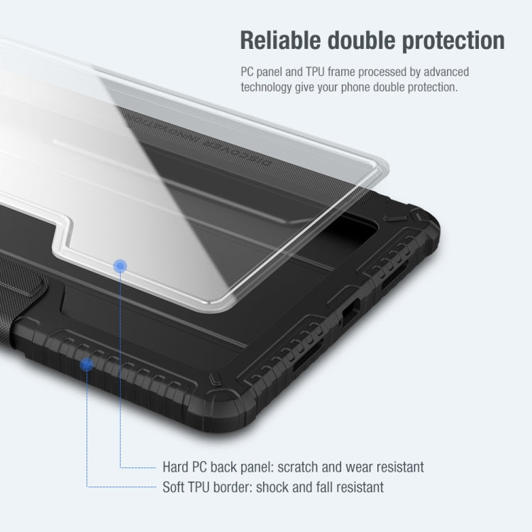 For Xiaomi Pad 6 / Pad 6 Pro NILLKIN Bumper Pro Camshield Tablet Leather Case(Blue) -  by NILLKIN | Online Shopping South Africa | PMC TechLife