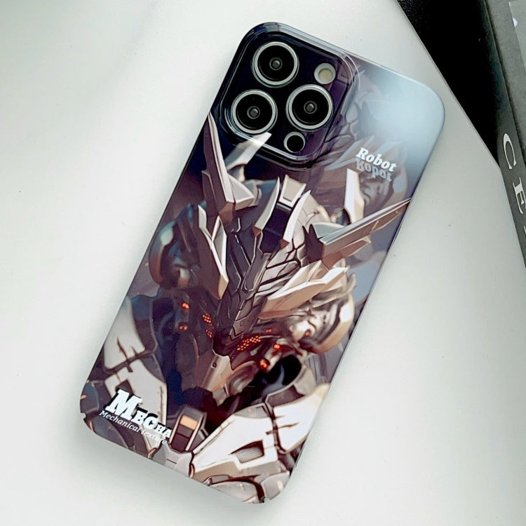 For iPhone 11 Pro Painted Pattern Precise Hole PC Phone Case(Golden Robot) - iPhone 11 Pro Cases by PMC TechLife | Online Shopping South Africa | PMC TechLife