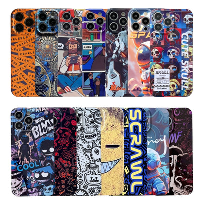 For iPhone 15 Pro Max Painted Pattern Precise Hole PC Phone Case(Working Uncle) - iPhone 15 Pro Max Cases by PMC Jewellery | Online Shopping South Africa | PMC Jewellery