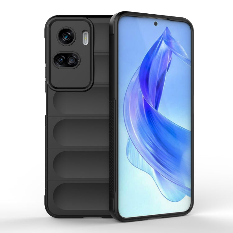 For Honor 90 Lite Magic Shield TPU + Flannel Phone Case(Black) - free shipping - PMC TechLife - Order now!