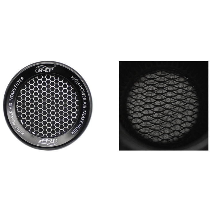 XH-UN077-079 Car High Flow Cold Cone Engine Air Intake Filter, Size:76mm(Green) - Air Intake System by PMC TechLife | Online Shopping South Africa | PMC TechLife