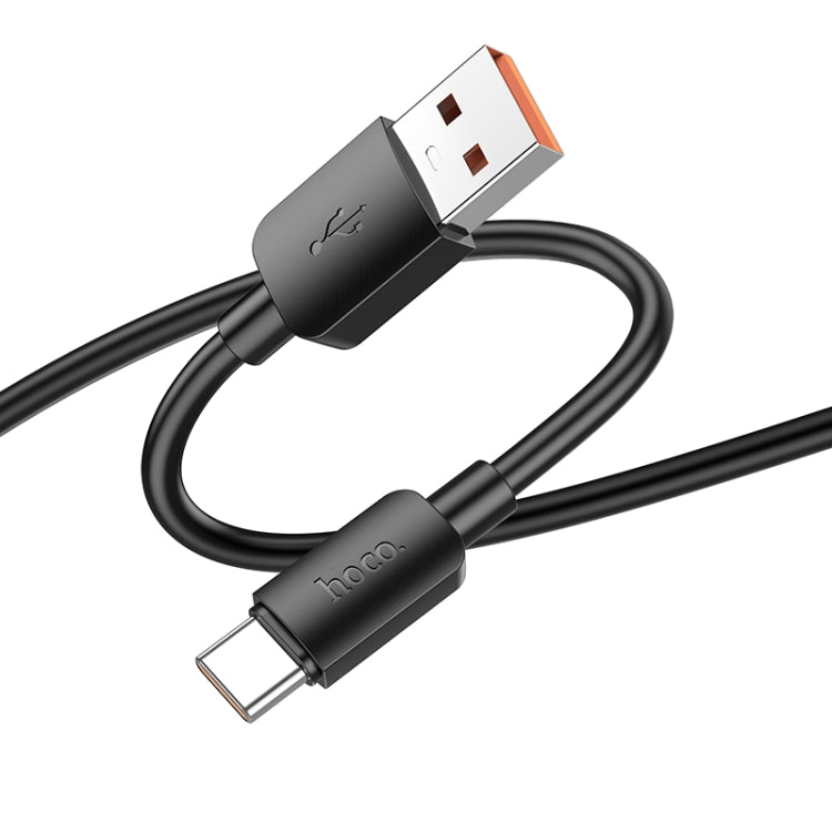 hoco X96 Hyper 1m 100W USB to USB-C / Type-C Fast Charging Data Cable(Black) - USB-C & Type-C Cable by hoco | Online Shopping South Africa | PMC Jewellery