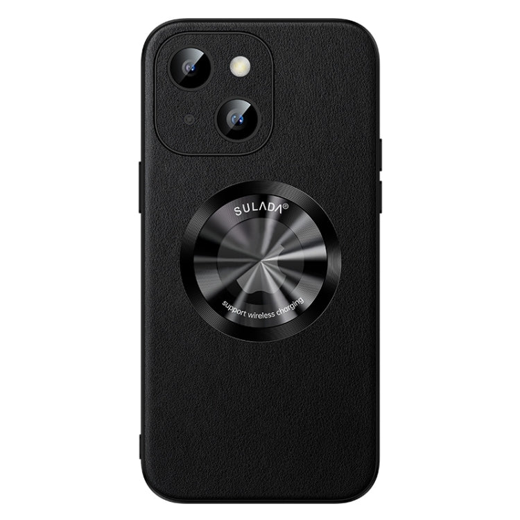 For iPhone 13 SULADA Microfiber Leather MagSafe Magnetic Phone Case(Black) - iPhone 13 Cases by SULADA | Online Shopping South Africa | PMC TechLife