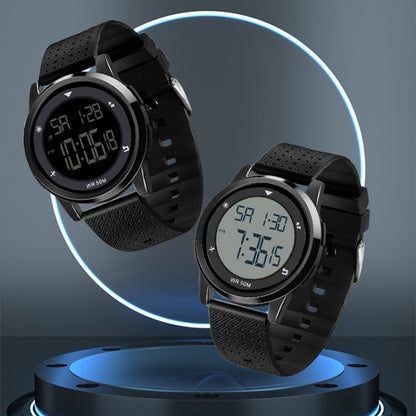 SPOVAN S100 Men Outdoor Multifunctional Waterproof Electronic Watch(Black) - LED Digital Watches by SPOVAN | Online Shopping South Africa | PMC Jewellery