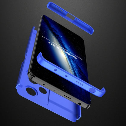 For Xiaomi Redmi Note 12 Pro 5G Global GKK Three Stage Splicing Full Coverage PC Phone Case(Blue) - Note 12 Pro Cases by GKK | Online Shopping South Africa | PMC Jewellery