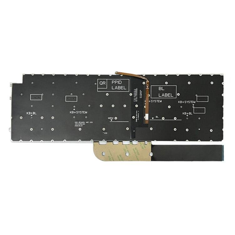 For Dell Inspiron 15-3511 3515 5510 7510 16-7610 US Version Backlight Laptop Keyboard(Black) - Dell Spare Parts by PMC Jewellery | Online Shopping South Africa | PMC Jewellery