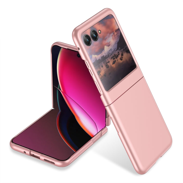 For Motorola Razr 40 Ultra GKK Ultra-thin Full Coverage Phone Case(Pink) - Motorola Cases by GKK | Online Shopping South Africa | PMC TechLife