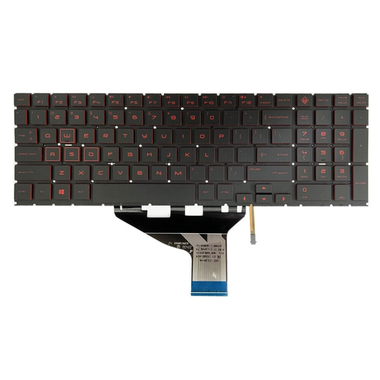 For HP 15-DC / 15-DH Red US Version Laptop Backlight Keyboard - HP Spare Parts by PMC Jewellery | Online Shopping South Africa | PMC Jewellery