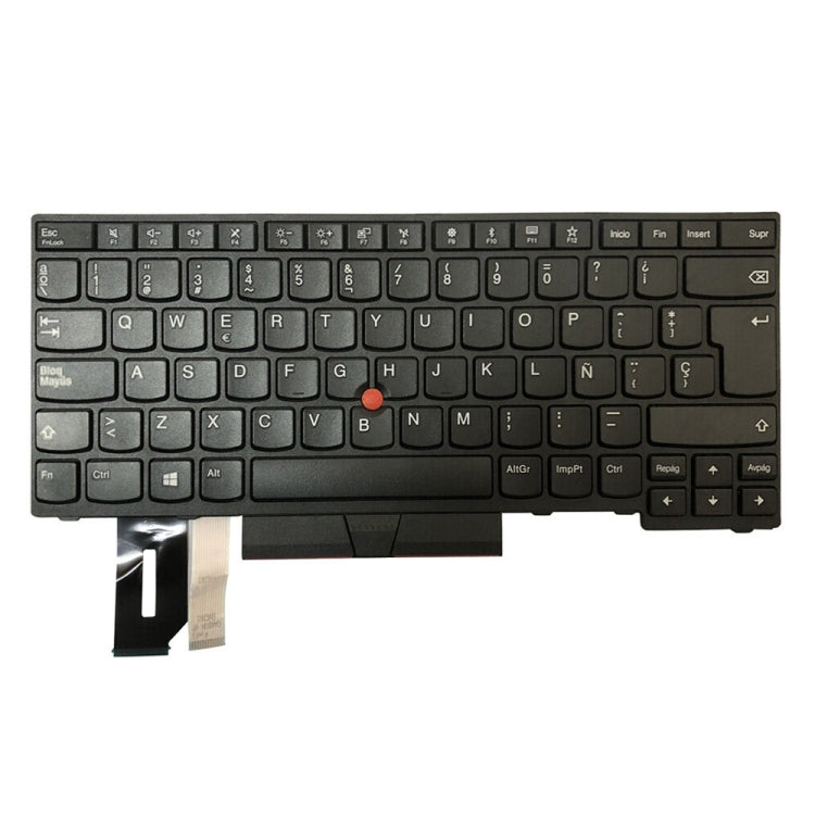 For Lenovo ThinkPad E480 / E495 / L480 Spanish Version Backlight Laptop Keyboard - Lenovo Spare Parts by PMC TechLife | Online Shopping South Africa | PMC TechLife