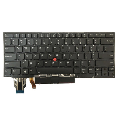 For Lenovo ThinkPad X1 Yoga 5th Gen 20UB US Version Backlight Laptop Keyboard with Touchpad Button(Dark Grey) - Lenovo Spare Parts by PMC Jewellery | Online Shopping South Africa | PMC Jewellery