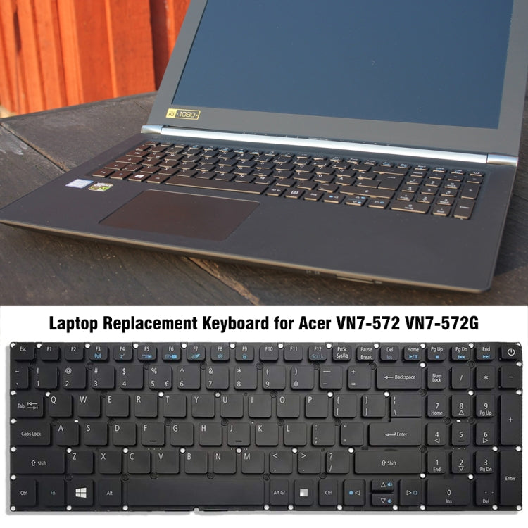 For Acer VN7-572 / VN7-572G Laptop Keyboard - Replacement Keyboards by PMC Jewellery | Online Shopping South Africa | PMC Jewellery