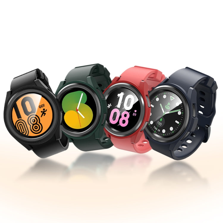 For Samsung Galaxy Watch 6 Classic 47mm Half-inclusive PC Watch Protective Case(Black) - Watch Cases by PMC TechLife | Online Shopping South Africa | PMC TechLife | Buy Now Pay Later Mobicred