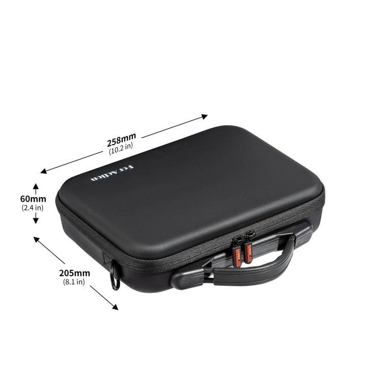 For DJI Osmo Action 4 STARTRC Portable PU Storage Box Case Full Kit(Black) - Case & Bags by STARTRC | Online Shopping South Africa | PMC Jewellery
