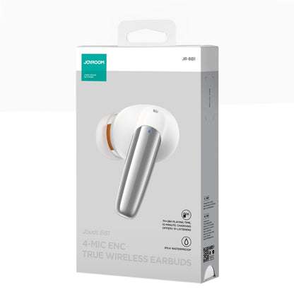 JOYROOM JR-BB1 True Wireless Bluetooth Earphone(White) - Bluetooth Earphone by JOYROOM | Online Shopping South Africa | PMC Jewellery | Buy Now Pay Later Mobicred