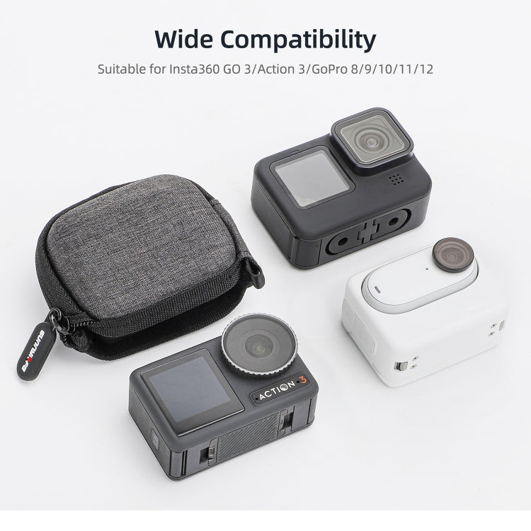 For Insta360 Go 3 Sunnylife Camera Body Portable Storage Box Case(Black) - free shipping - PMC TechLife - Order now!