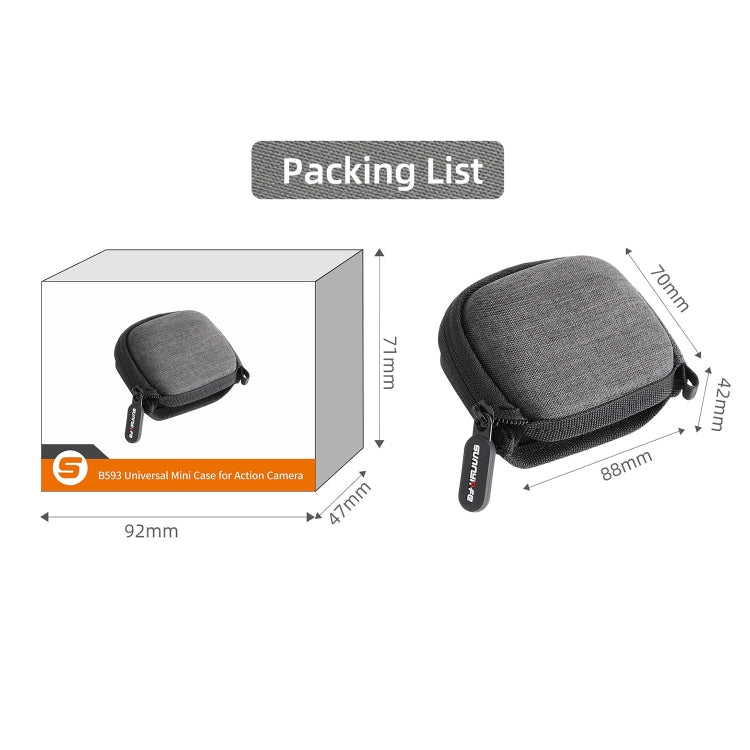For Insta360 Go 3 Sunnylife Camera Body Portable Storage Box Case(Black) - Case & Bags by Sunnylife | Online Shopping South Africa | PMC Jewellery