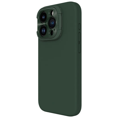For iPhone 15 Pro NILLKIN Lens Wing Magsafe Magnetic Phone Case(Green) - iPhone 15 Pro Cases by NILLKIN | Online Shopping South Africa | PMC Jewellery